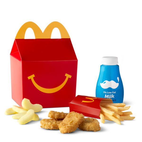 Four Piece Chicken McNuggets Happy Meal